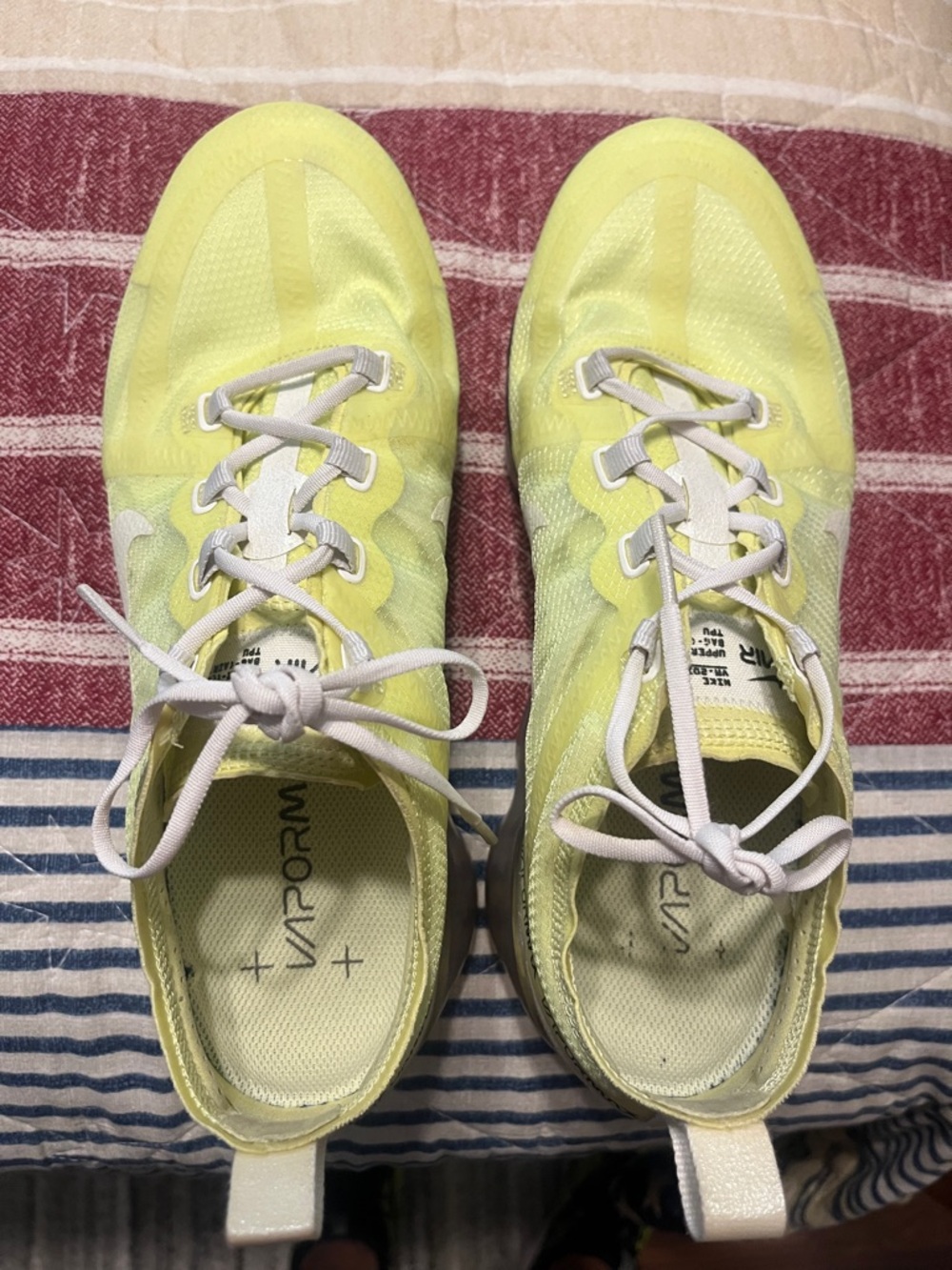 Nike Women's Yellow Athletic Shoes VaporMax-style